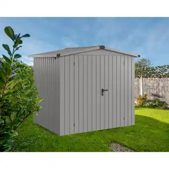 toom Baumarkt EcoStar Gerätehaus 'Euroline ESD4 Trend-Sk' graualuminium 237 x 181 x 203 cm, Doppeltür Angebot