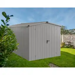 toom Baumarkt EcoStar Gerätehaus 'Euroline ESD7 Trend-Sk' graualuminium 237 x 325 x 203 cm, Doppeltür Angebot