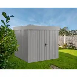 toom Baumarkt EcoStar Gerätehaus 'Euroline EFD5 Trend-Sk' graualuminium 229 x 229 x 203 cm, Doppeltür Angebot