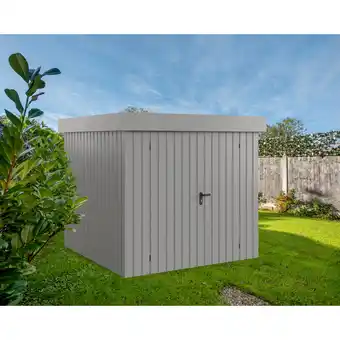 toom Baumarkt EcoStar Gerätehaus 'Euroline EFD5 Trend-Sk' graualuminium 229 x 229 x 203 cm, Doppeltür Angebot