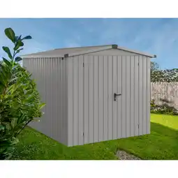 toom Baumarkt EcoStar Gerätehaus 'Euroline ESD6 Trend-Sk' graualuminium 237 x 277 x 203 cm, Doppeltür Angebot