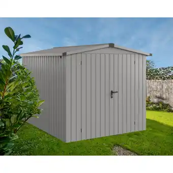 toom Baumarkt EcoStar Gerätehaus 'Euroline ESD6 Trend-Sk' graualuminium 237 x 277 x 203 cm, Doppeltür Angebot