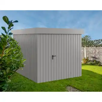 toom Baumarkt EcoStar Gerätehaus 'Euroline EFD6 Trend-Sk' graualuminium 229 x 277 x 203 cm, Einzeltür Angebot