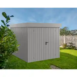 toom Baumarkt EcoStar Gerätehaus 'Euroline EFD6 Trend-Sk' graualuminium 229 x 277 x 203 cm, Doppeltür Angebot