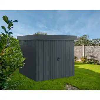 toom Baumarkt EcoStar Gerätehaus 'Euroline EFD5 Trend-Sk' anthrazitgrau 229 x 229 x 203 cm, Doppeltür Angebot