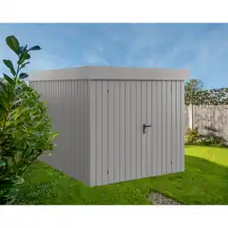 toom Baumarkt EcoStar Gerätehaus 'Euroline EFD7 Trend-Sk' graualuminium 229 x 325 x 203 cm, Doppeltür Angebot