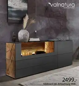Zurbrüggen Valnatura Sideboard inkl. Beleuchtung Angebot