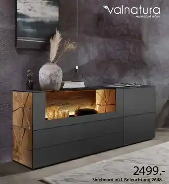 Zurbrüggen Valnatura Sideboard inkl. Beleuchtung Angebot