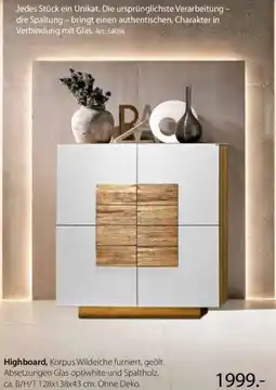 Zurbrüggen Highboard Angebot