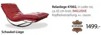 Zurbrüggen Relaxliege 47002 Angebot