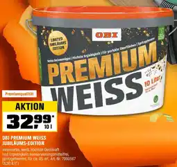 OBI OBI PREMIUM WEISS JUBILÄUMS-EDITION Angebot