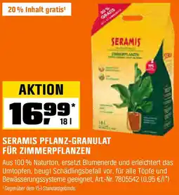 OBI SERAMIS PFLANZ-GRANULAT FÜR ZIMMERPFLANZEN Angebot