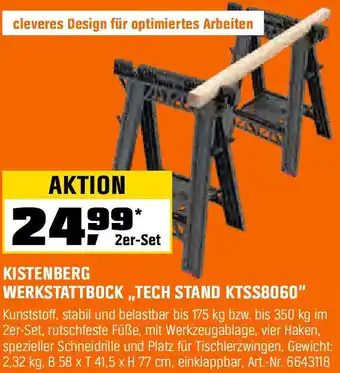 OBI Kistenberg WERKSTATTBOCK „TECH STAND KTSS8060" 2er-Set Angebot