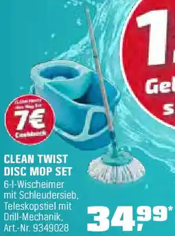 OBI LEIFHEIT CLEAN TWIST DISC MOP SET Angebot