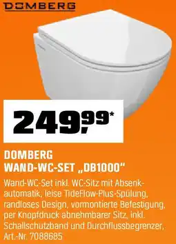 OBI DOMBERG WAND-WC-SET,,DB1000" Angebot