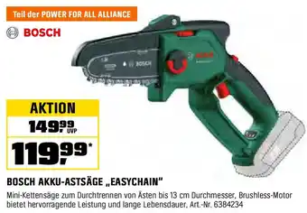 OBI BOSCH AKKU-ASTSÄGE „,EASYCHAIN" Angebot