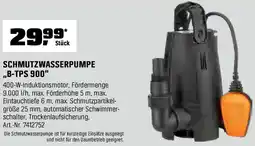 OBI SCHMUTZWASSERPUMPE ,,B-TPS 900" Angebot