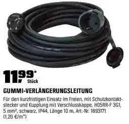 OBI GUMMI-VERLÄNGERUNGSLEITUNG Angebot