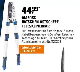 OBI AMBOSS RATSCHEN-ASTSCHERE TELESKOPIERBAR Angebot