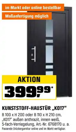 OBI KUNSTSTOFF-HAUSTÜR „KO17" Angebot