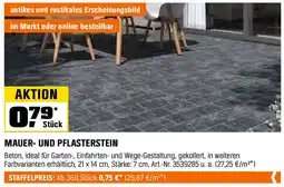 OBI MAUER- UND PFLASTERSTEIN Angebot