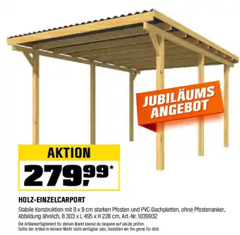 OBI HOLZ-EINZELCARPORT Angebot