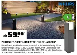 OBI PHILIPS LED-SOCKEL- UND WEGELEUCHTE „ARBOUR" Angebot
