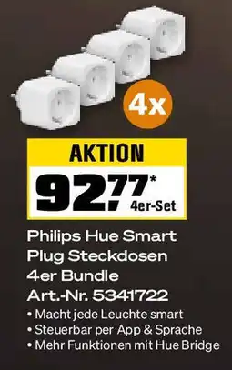OBI Philips Hue Smart Plug Steckdosen 4er Bundle Angebot