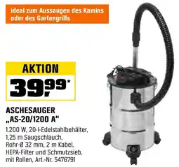OBI ASCHESAUGER "AS-20/1200 A" Angebot