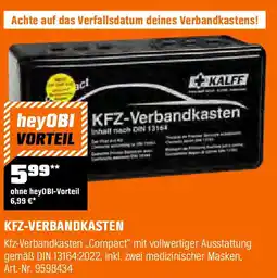 OBI KALFF KFZ-VERBANDKASTEN Angebot