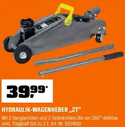 OBI HYDRAULIK-WAGENHEBER „,2T" Angebot