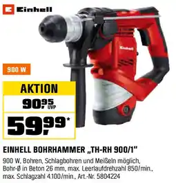 OBI EINHELL BOHRHAMMER,,TH-RH 900/1" Angebot