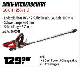 OBI Einhell AKKU-HECKENSCHERE GC-CH 1855/1 Li Angebot
