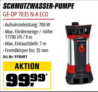 OBI Einhell SCHMUTZWASSER-PUMPE GE-DP 7035 N-A ECO Angebot