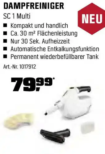 OBI KÄRCHER DAMPFREINIGER SC 1 Multi Angebot