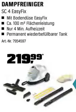 OBI KÄRCHER DAMPFREINIGER SC 4 EasyFix Angebot