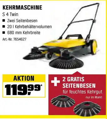 OBI KÄRCHER KEHRMASCHINE S 4 Twin Angebot