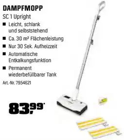 OBI KÄRCHER DAMPFMOPP SC 1 Upright Angebot