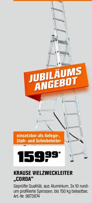 OBI KRAUSE VIELZWECKLEITER ,,CORDA" Angebot