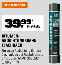 OBI BITUMEN- ABDICHTUNGSBAHN FLACHDACH Angebot