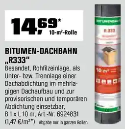 OBI BITUMEN-DACHBAHN Angebot