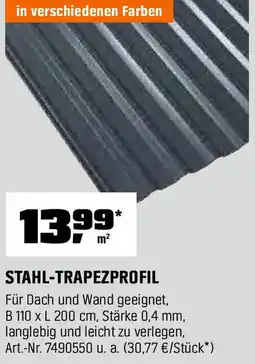 OBI STAHL-TRAPEZPROFIL Angebot