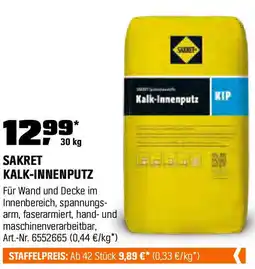 OBI SAKRET KALK-INNENPUTZ Angebot