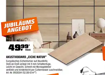 OBI AKUSTIKBOARD „EICHE NATUR" Angebot