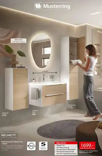 Zurbrüggen Badkombination Musterring RIANA Angebot