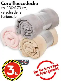 TEDi Coralfleecedecke Angebot