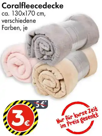 TEDi Coralfleecedecke Angebot