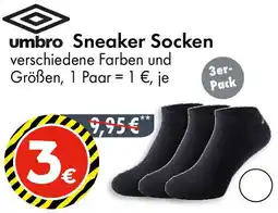 TEDi umbro Sneaker Socken Angebot