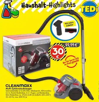 TEDi CLEANMaxx Multi-Zyklonstaubsauger Angebot