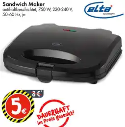 TEDi Elta Sandwich Maker Angebot